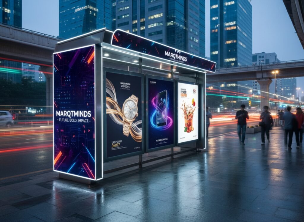 Bus shelter advertising services in hyderabad